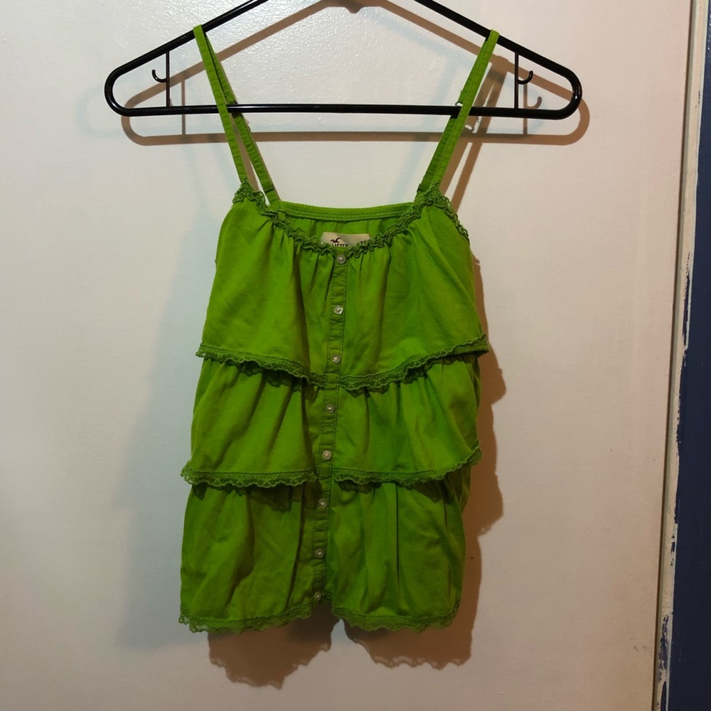 Hollister ruffle top